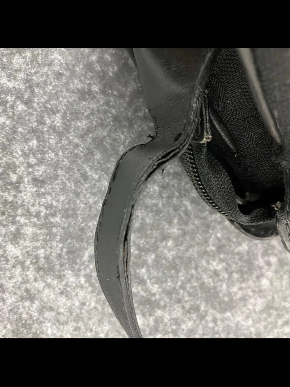 Gucci Black Web Stripe Shoulder Bag